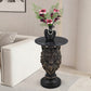 Wolf Head Accent Table Animal Statue