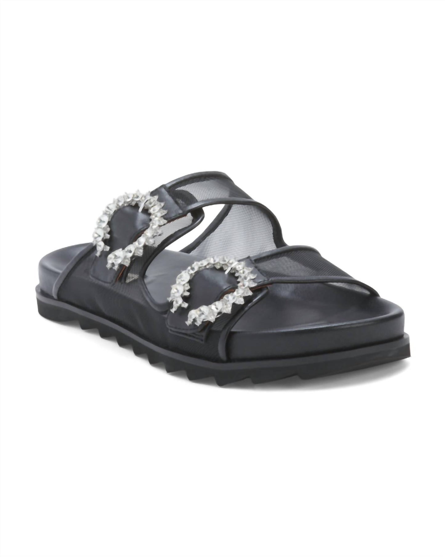 Bibi Lou - Women's Dual Band Embellished Sandals