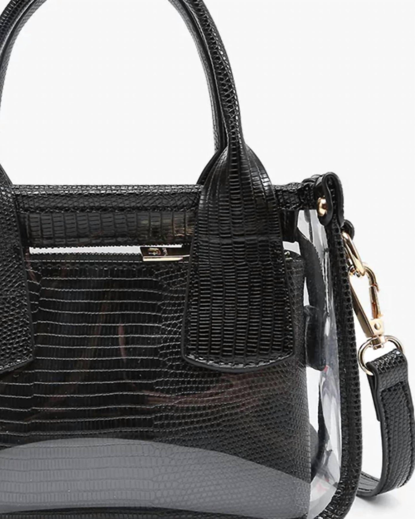 Jen & Co. - Women's Stacey Clear Satchel with Inner Bag