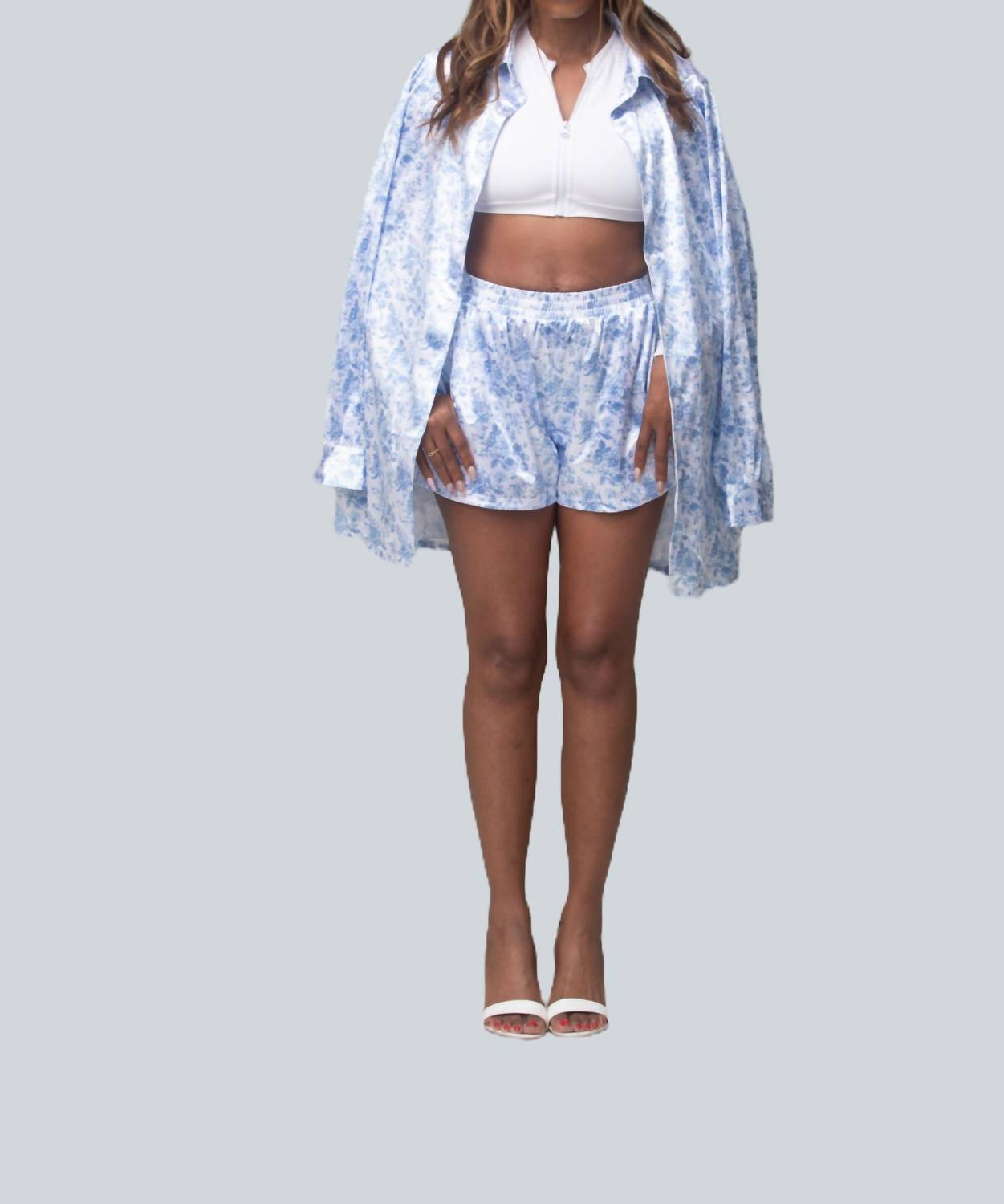 Porshia By Porshia Banks - Chloe Cover Up Beach Shorts