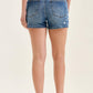 Judy Blue - High Waist Star Splatter Slim Denim Short