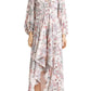 Vince Camuto Women's Floral-Print Buckle-Waist Gown