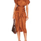 Steve Madden - SATIN TIE WAIST MIDI DRESS