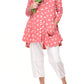 Tulip Clothing - Lauryn Button Down Tunic Shirt