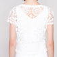 Charlie B - Short Sleeve Crochet Bolero Cardigan