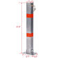 Square Parking Bollard Pole Barrier With Lock for Car Parking Protection and Home Garage