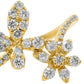 Diana M Jewels - 0.46 Cts Diamond Criss Cross Ring