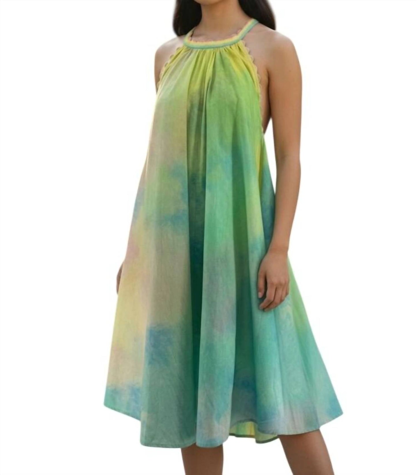 -Bl^Nk- - Dorissa Halter Mini Dress