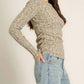 Project Social T - Sanna Boat Neck Rib Long Sleeve Top