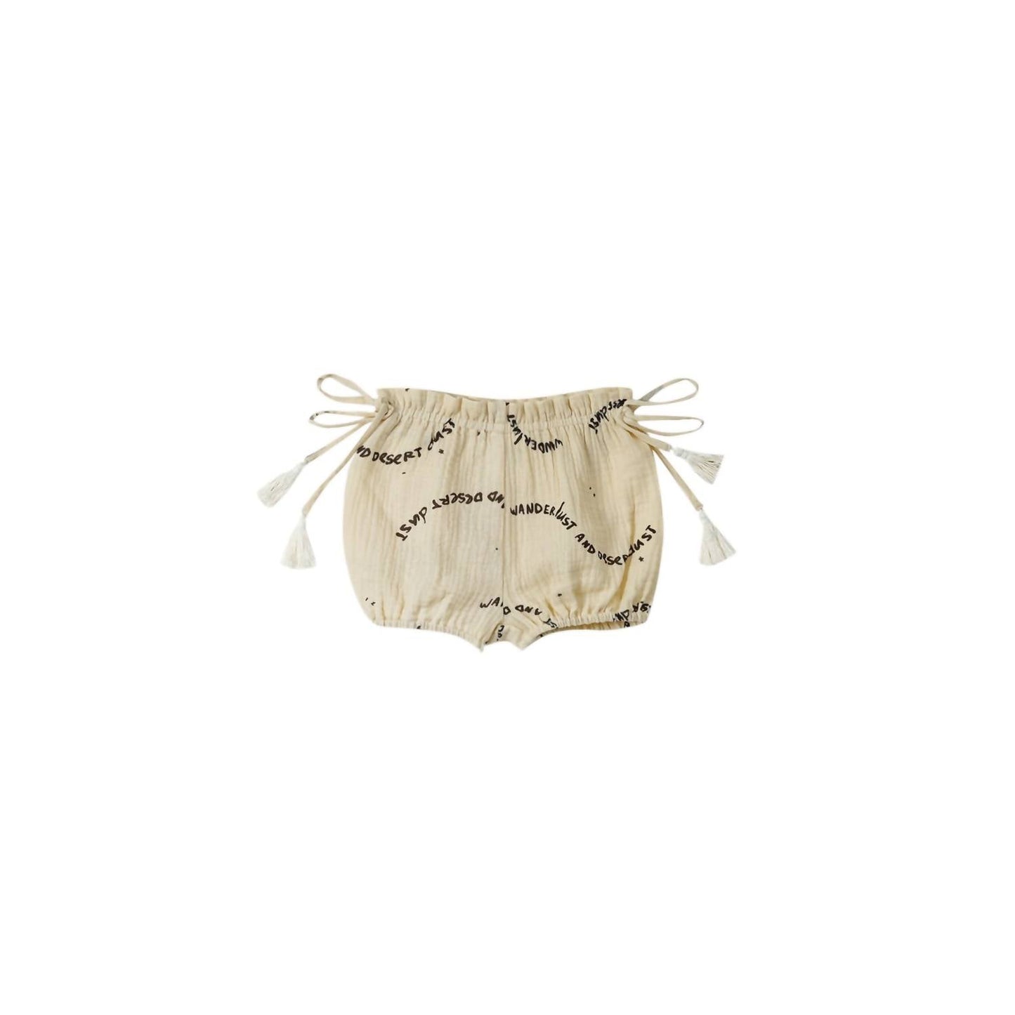 Omamimini - Baby Girls Gauze Bloomers with Tassels