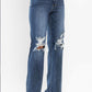 Judy Blue - Women's Knee Destroy Leg Jeans