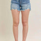 Judy Blue - High Rise Star Print Cut Off Destroy Shorts