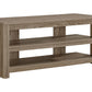 TV Stand Console Media Entertainment Center with 3 Storage Shelves