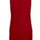 Naked Zebra - Neckline Accent Mini Shift Dress