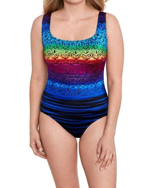 Longitude - Mombasa Double X-back Tank One Piece Brown