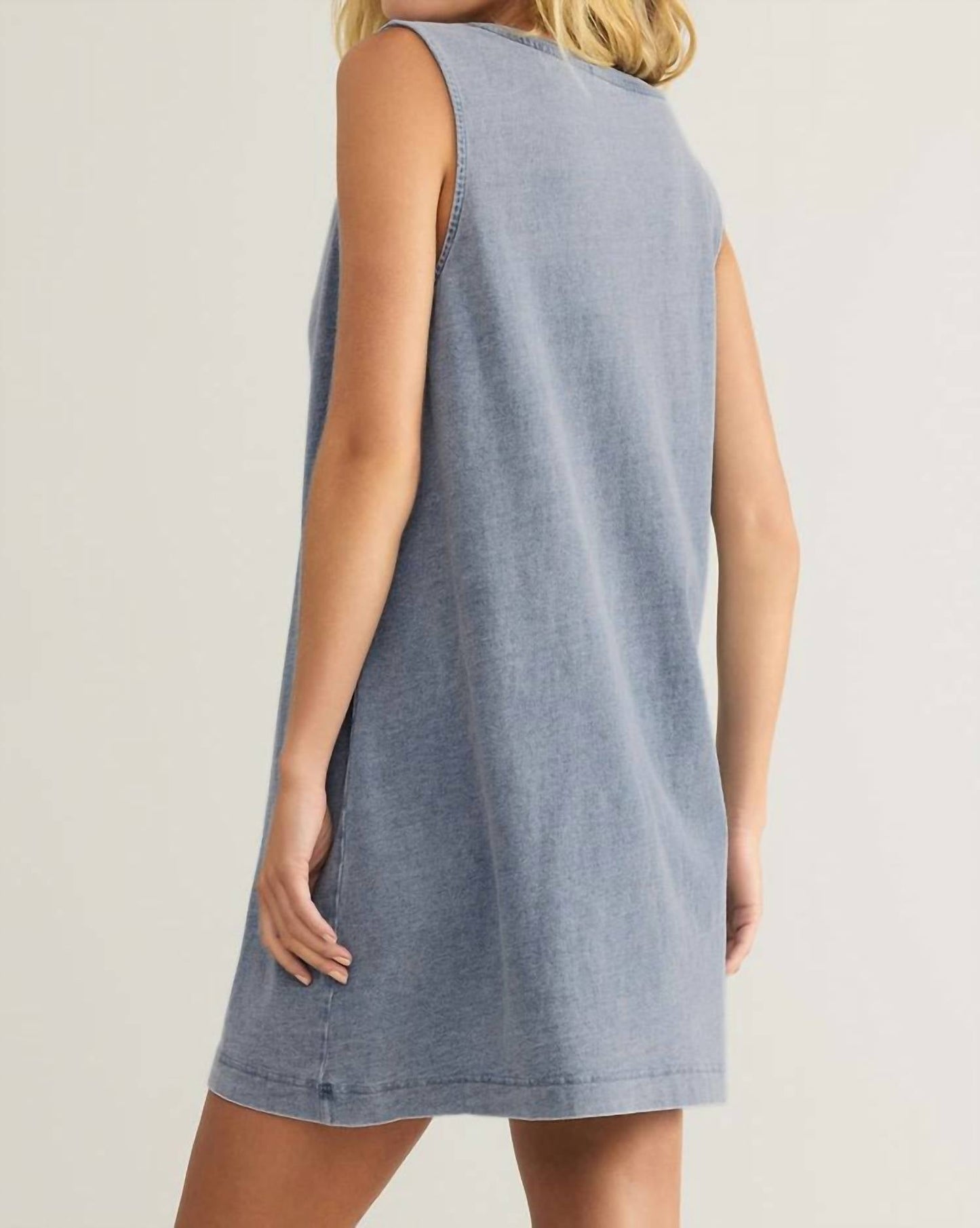 Z Supply - Sloane V Neck Knit Denim Dress