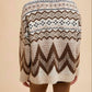 Blu Pepper - Fairisle Loose Sweater