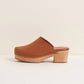 Charlotte Stone - Women's Martino Low Heel Wooden Clogs