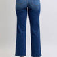 Judy Blue - Mid Rise Side Seam Detail Straight Jeans