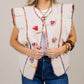 &Merci - Print Binding Quilted Vest