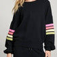 Chaser - Strappings Long Sleeve Pullover Rainbow