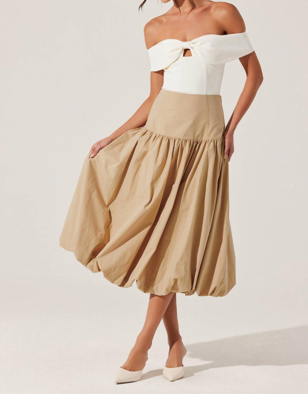 Astr - Laryn Drop Waist Bubble Skirt