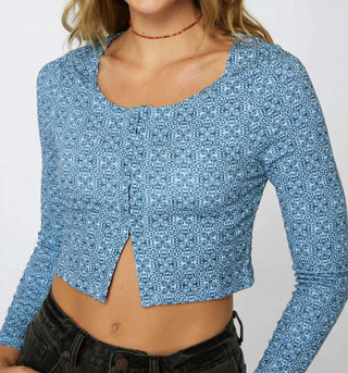 O'Neill - Raissa Long Sleeve Crop Top