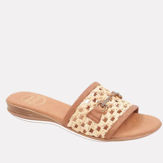 Andre Assous - Women's Niles Crystal Bit Slide Sandal