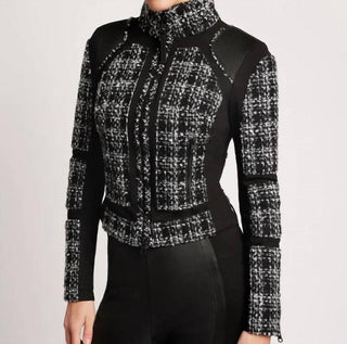 Blanc Noir - Boucle Moto Mesh Jacket