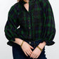 Sister Mary - Women's Rosa Plaid Trimmed Shirt
