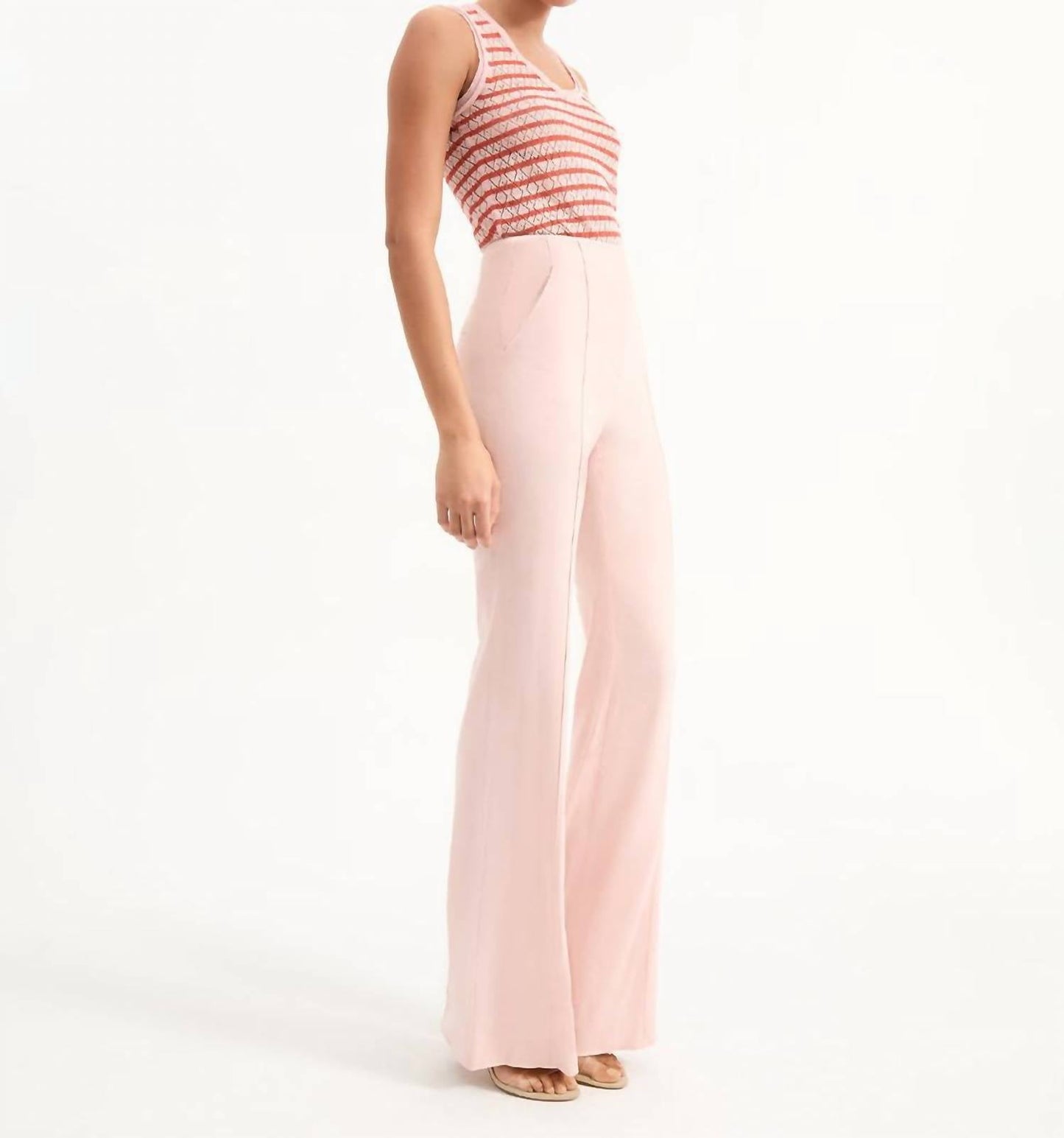 Veronica Beard - Komi Stretch Linen Pant