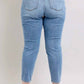 Judy Blue - Mid Rise Vintage Wash Slim Jeans