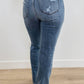 Judy Blue - Destroyed Straight Mid Rise Jeans