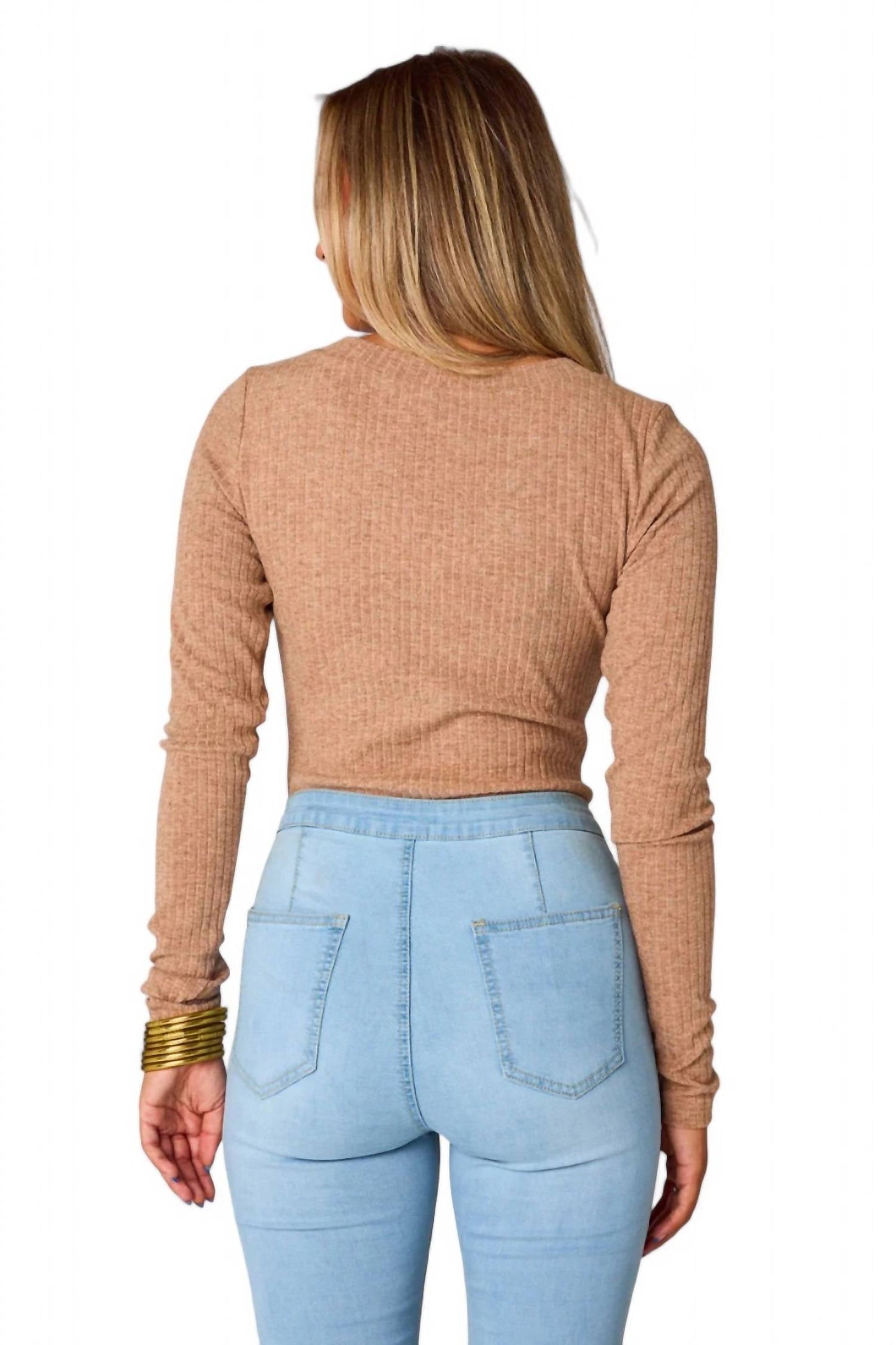 Buddylove - Holly Long Sleeve Button Up Bodysuit