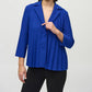 Joseph Ribkoff - Pleated 3/4 Sleeve Trapeze Jacket