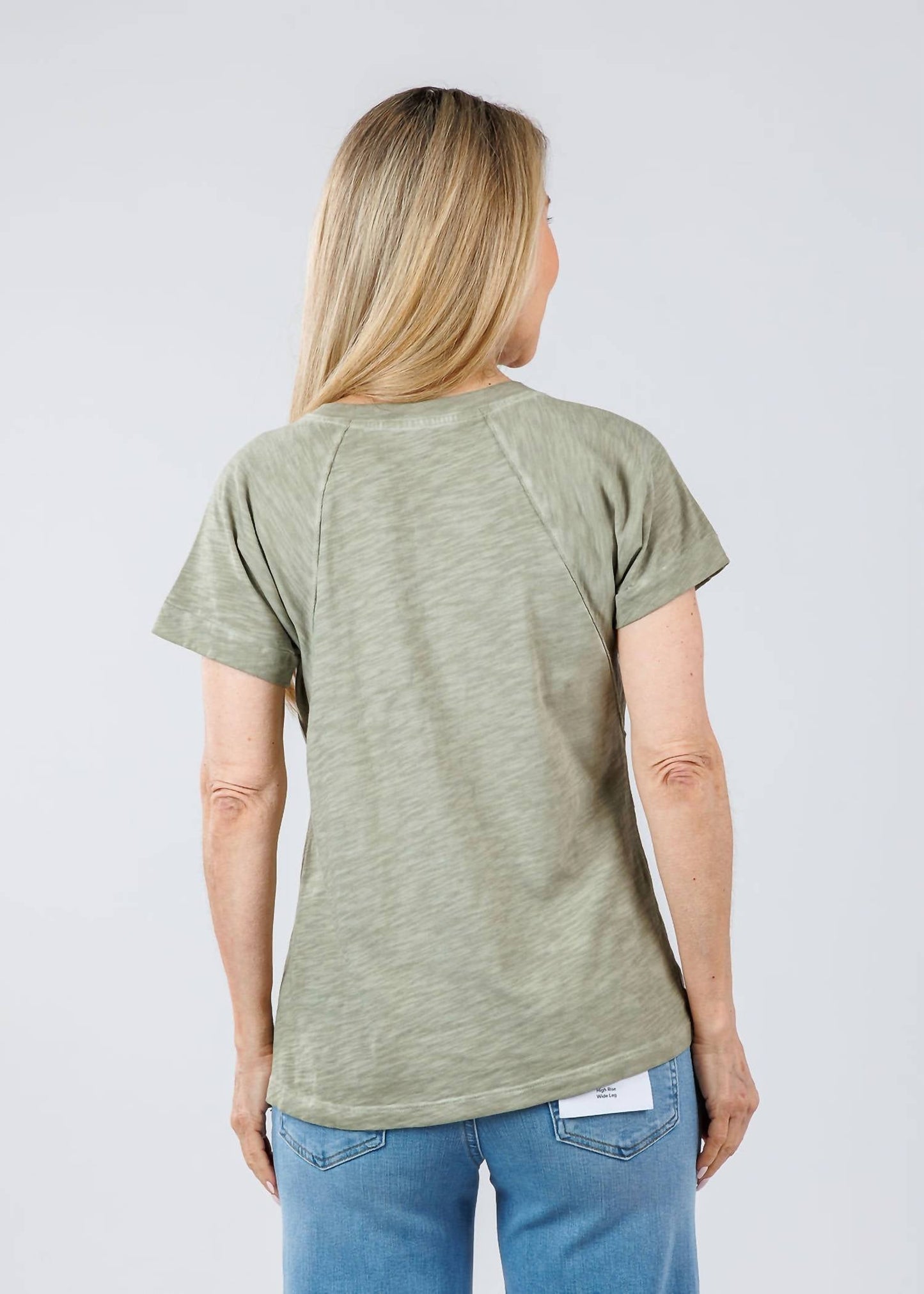 Elliott Lauren - Tina Raglan Short Sleeve V-neck Tee