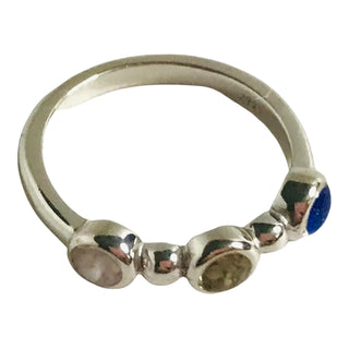 Dune Jewelry - Women's Three Element Petite Stacker Ring