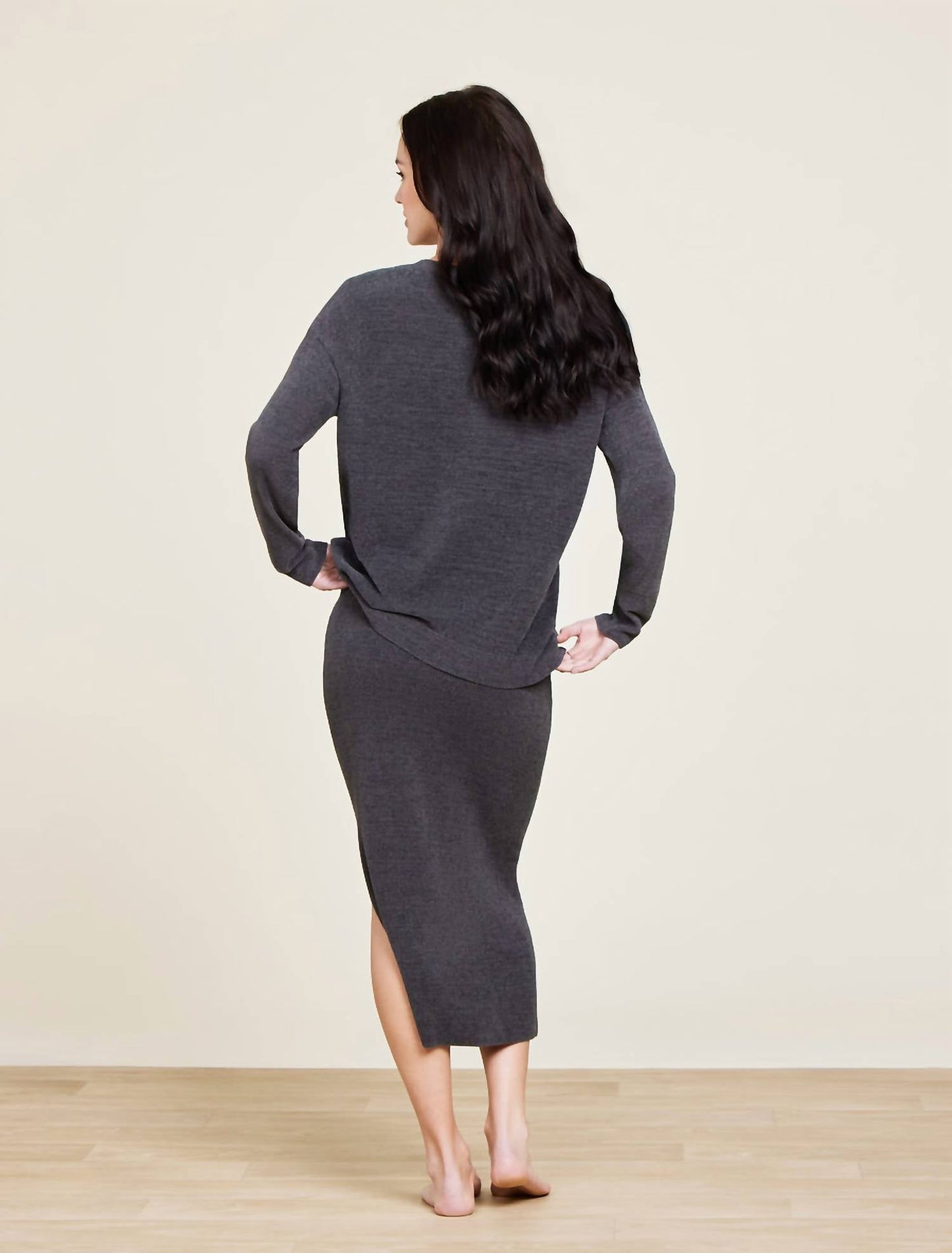 Barefoot Dreams - Cozy Chic Ultra Lite Ribbed Midi Skirt