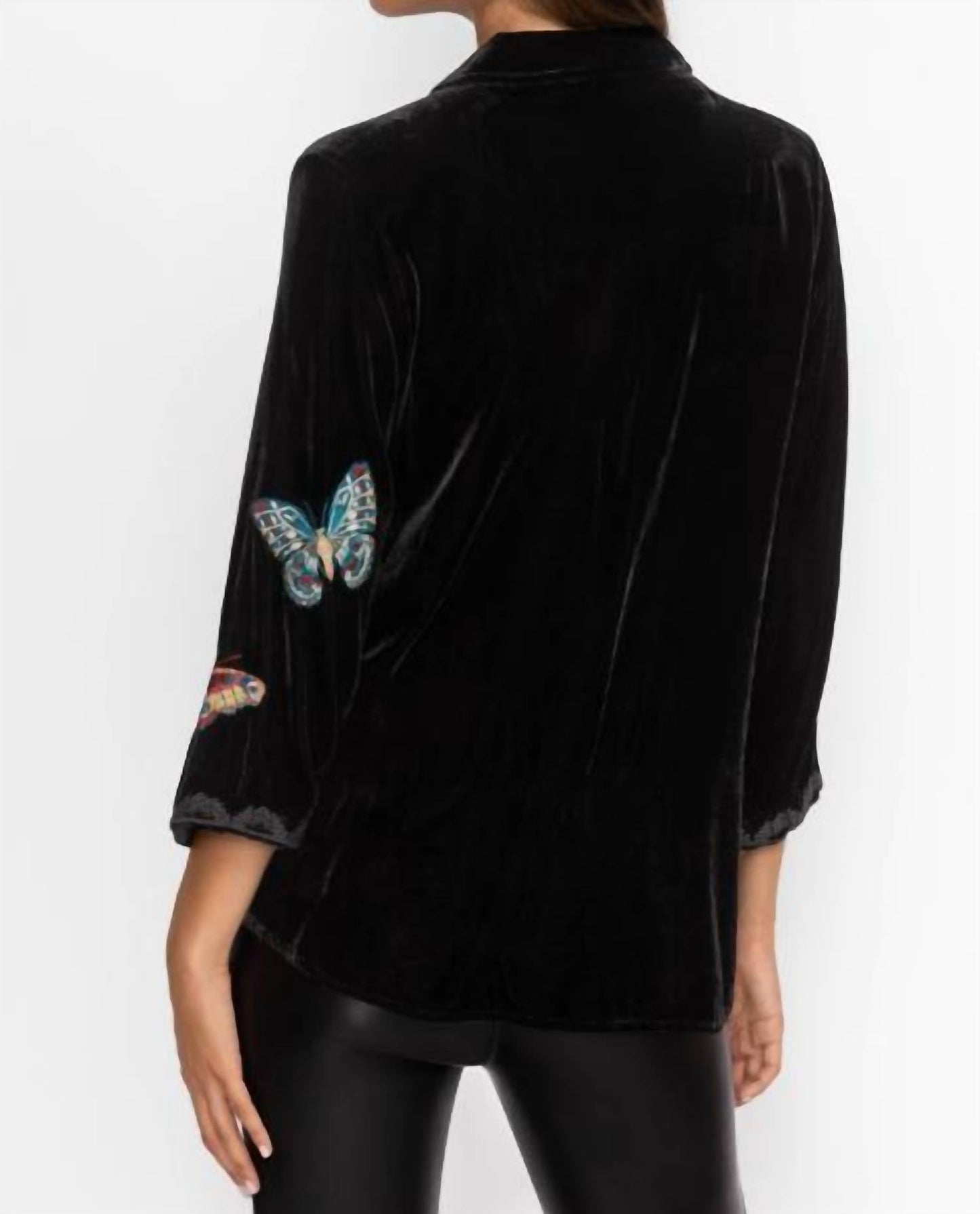 Johnny Was - Luciana Velvet Kimono Sleeve Shirt