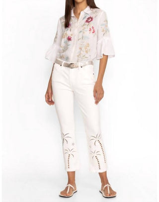 Johnny Was - THE CROPPED BABY BOOT JEAN PARADISE PALMAS