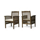 Casa Acacia Dining Chair Set With Cushions