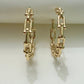 Jagged Halo Jewelry - Women's Grit Hoop Earrings