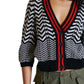 Autumn Cashmere - Chevron Stitch Cardigan