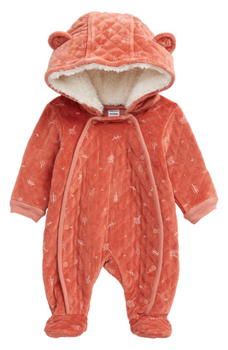 Baby Print Quilted Bunting - Pink Desert Dottie