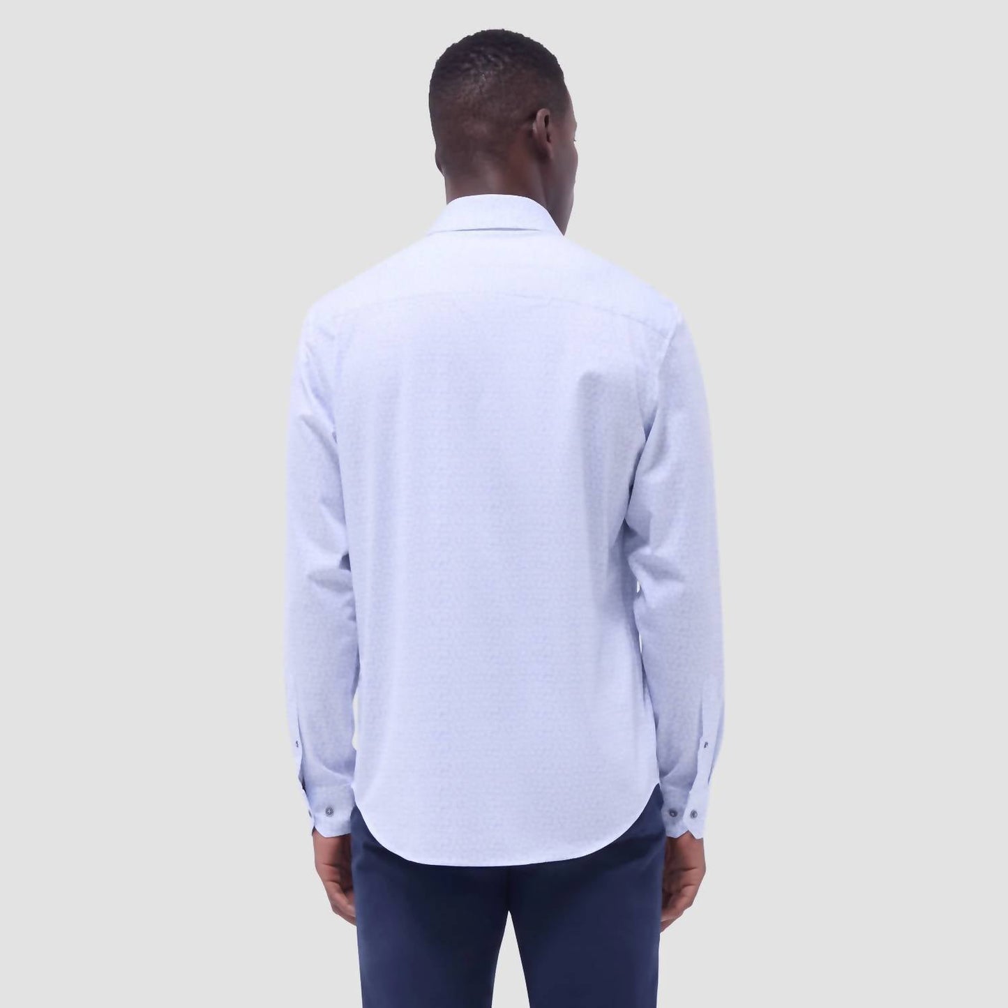 Bugatchi Uomo - James Leaf Print Ooohcotton Shirt