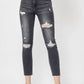 Risen - Olivia High Rise Distressed Skinny Jeans