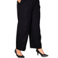 On The Plus Side - Essential Wide Leg Rayon Pants - Plus