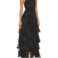 Astr - Adamaris Tiered Halter Maxi Dress