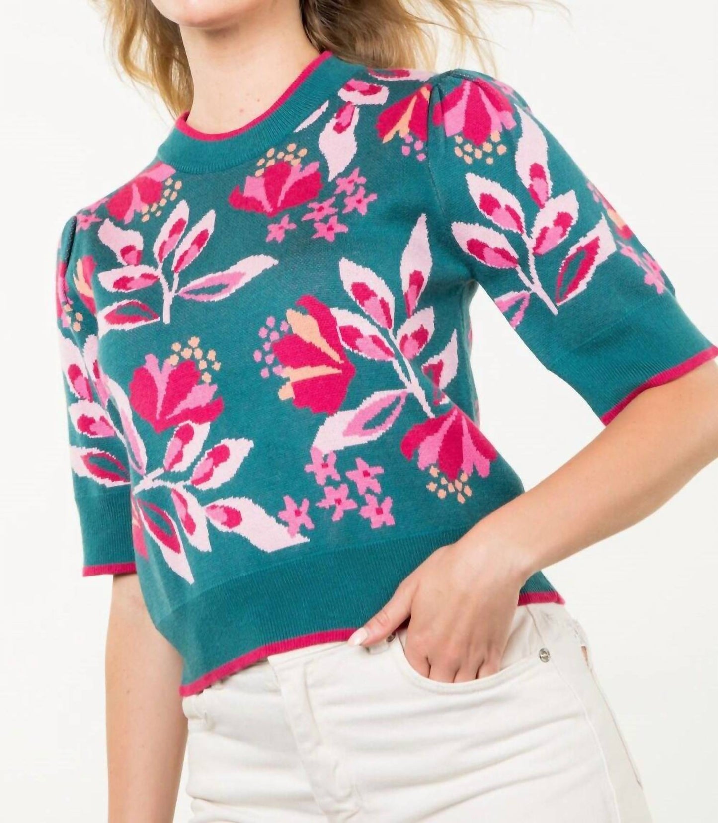 Thml - Charla Floral Sweater