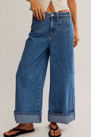 Free People - Brette Cropped Wide Leg